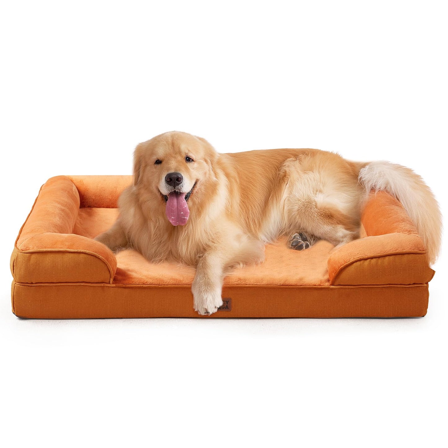 Orthopedic Dog Sofa Bed with Memory Foam & Waterproof Cover