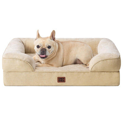 Orthopedic Dog Sofa Bed with Memory Foam & Waterproof Cover