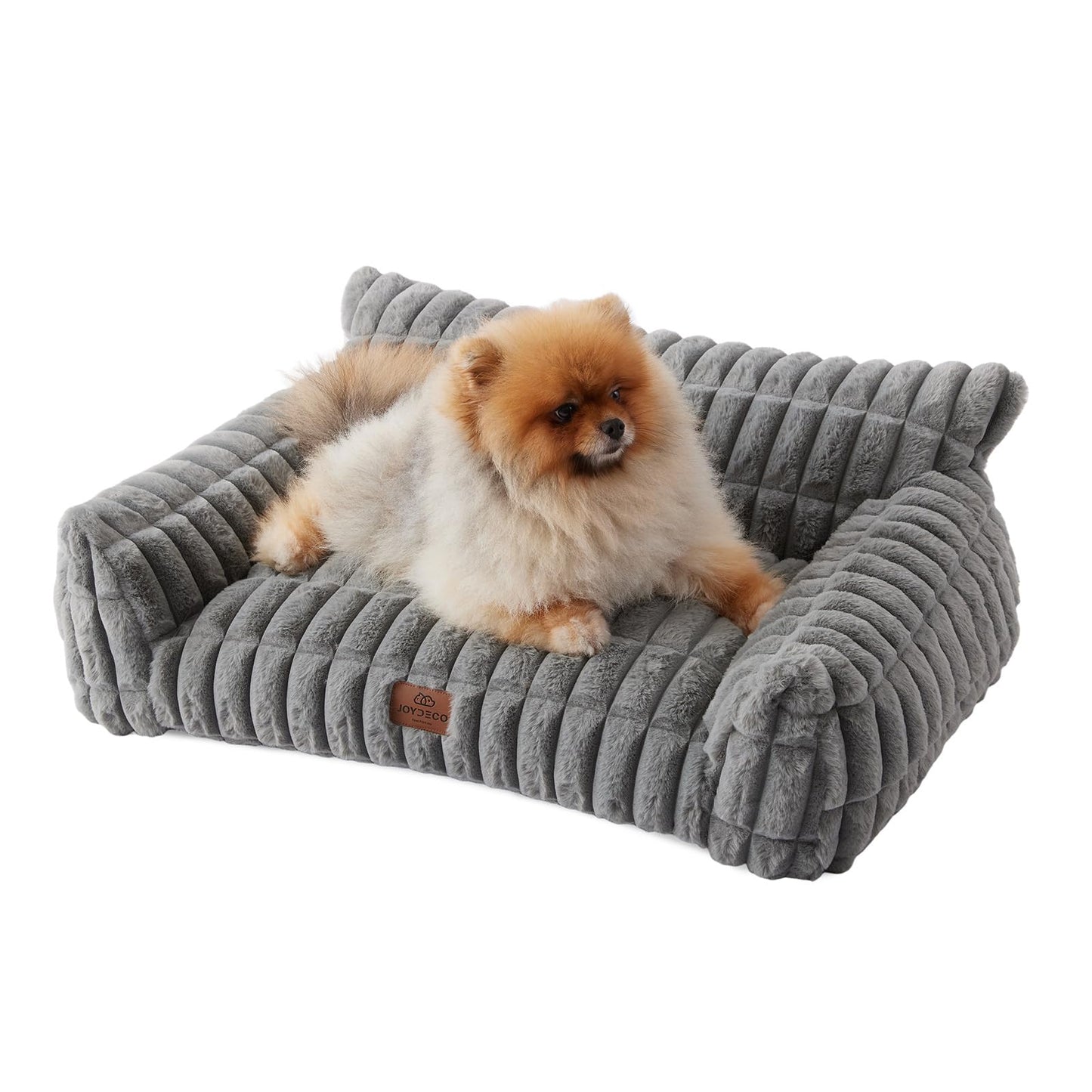 ComfyFleece Dog Sofa Bed with Washable Cover for Medium Dogs
