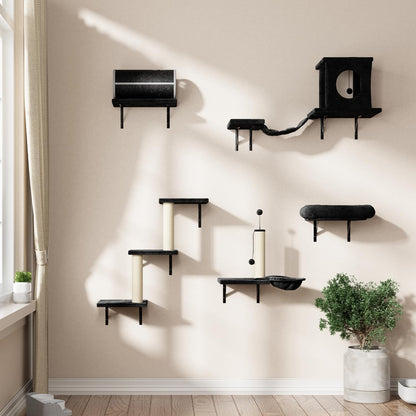 NUNU LAB Cat Wall Shelves Set