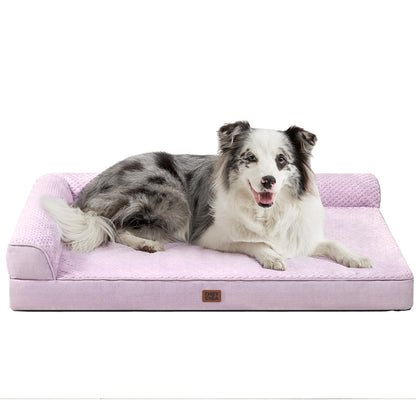 Memory Foam Orthopedic Dog Bed with Waterproof Washable Cover
