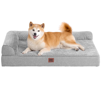 Memory Foam Orthopedic Dog Bed with Waterproof Washable Cover