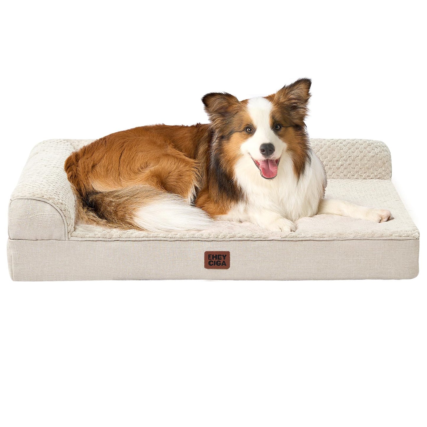 Memory Foam Orthopedic Dog Bed with Waterproof Washable Cover