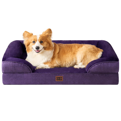 Orthopedic Dog Sofa Bed with Memory Foam & Waterproof Cover