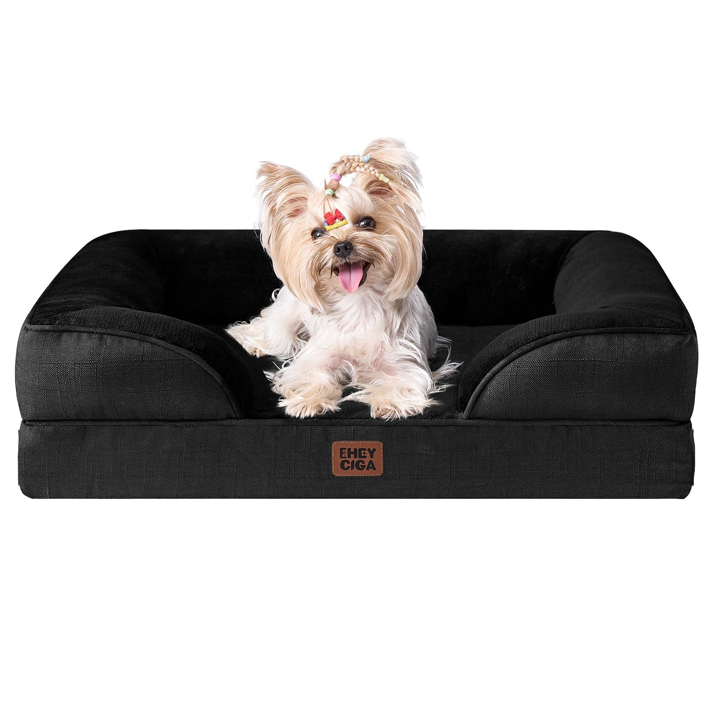 Orthopedic Dog Sofa Bed with Memory Foam & Waterproof Cover