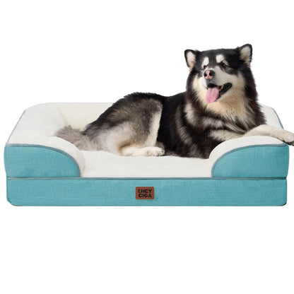 Orthopedic Dog Sofa Bed with Memory Foam & Waterproof Cover