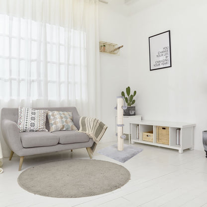 Dimaka Cat Scratching Post, Cat Scratcher for Large Cats with Teasing Toy Ball