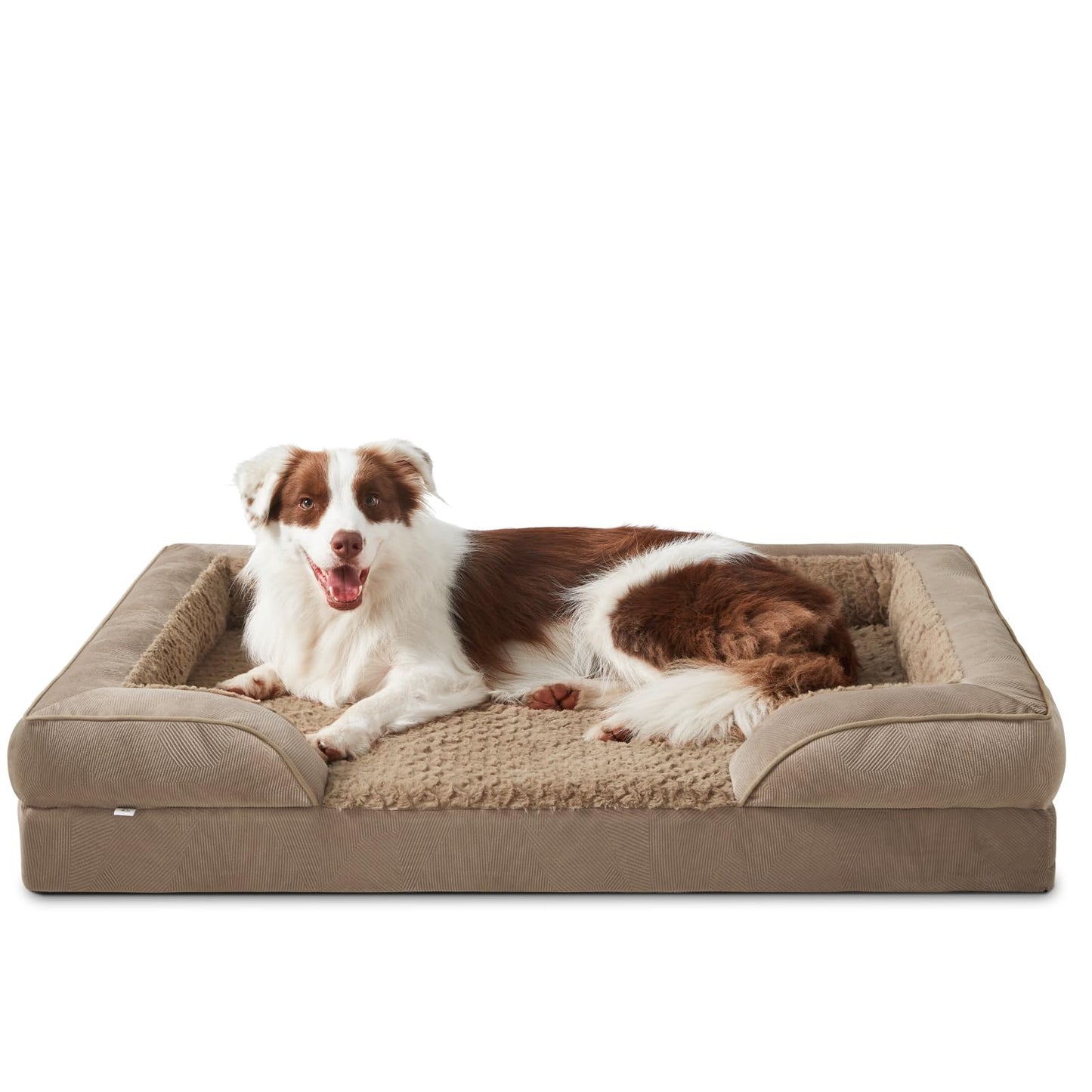 XL Orthopedic Dog Sofa Bed with Egg Crate Foam & Waterproof Lining