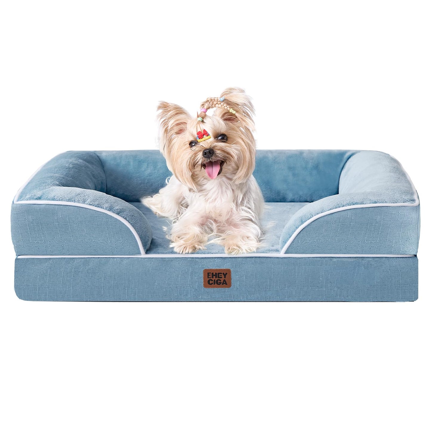 Orthopedic Dog Sofa Bed with Memory Foam & Waterproof Cover