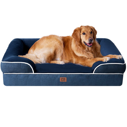 Orthopedic Dog Sofa Bed with Memory Foam & Waterproof Cover