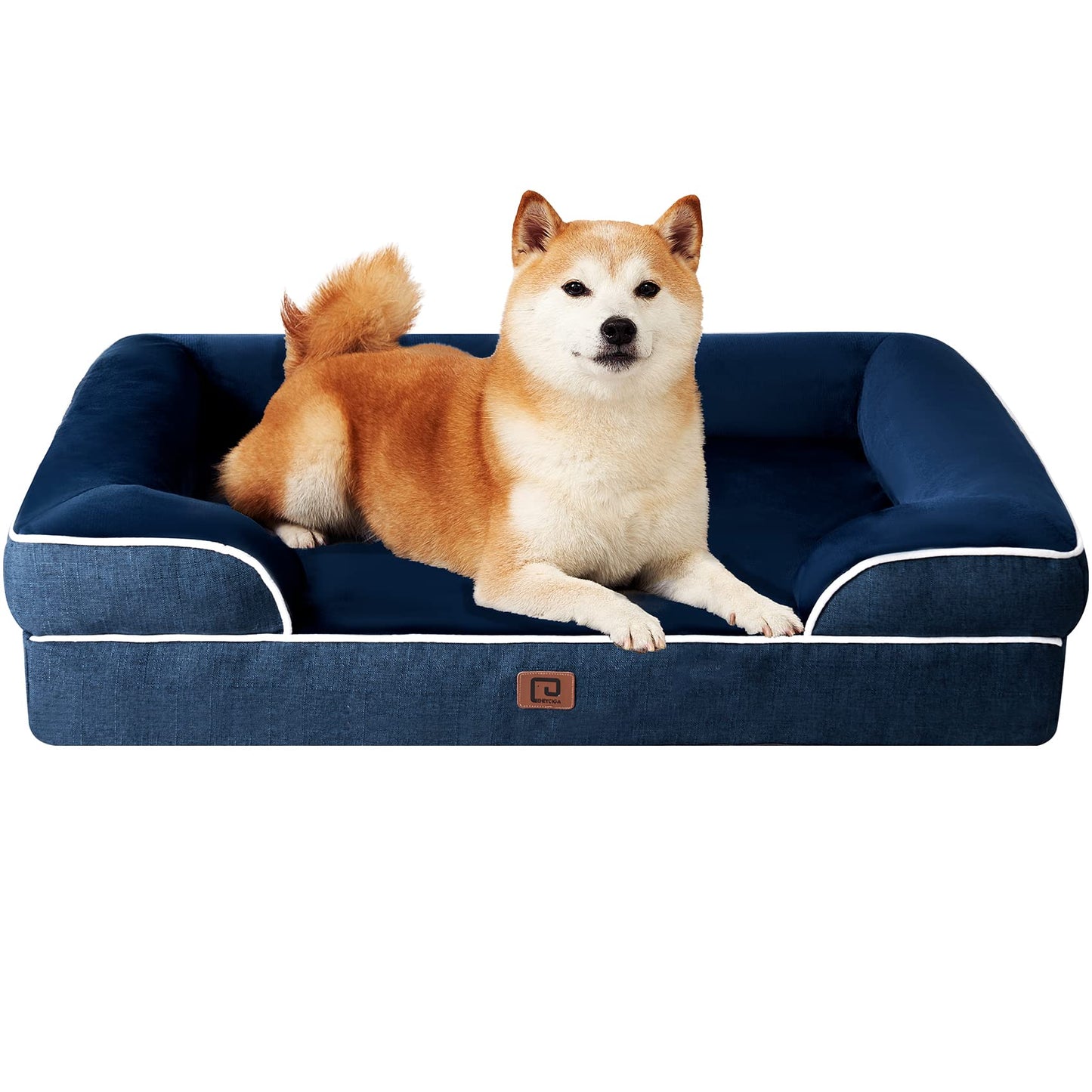 Orthopedic Dog Sofa Bed with Memory Foam & Waterproof Cover