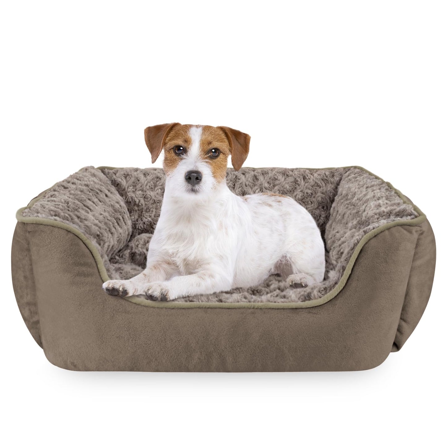 Orthopedic Dog Sofa Bed with Washable Cover & Anti-Slip Bottom