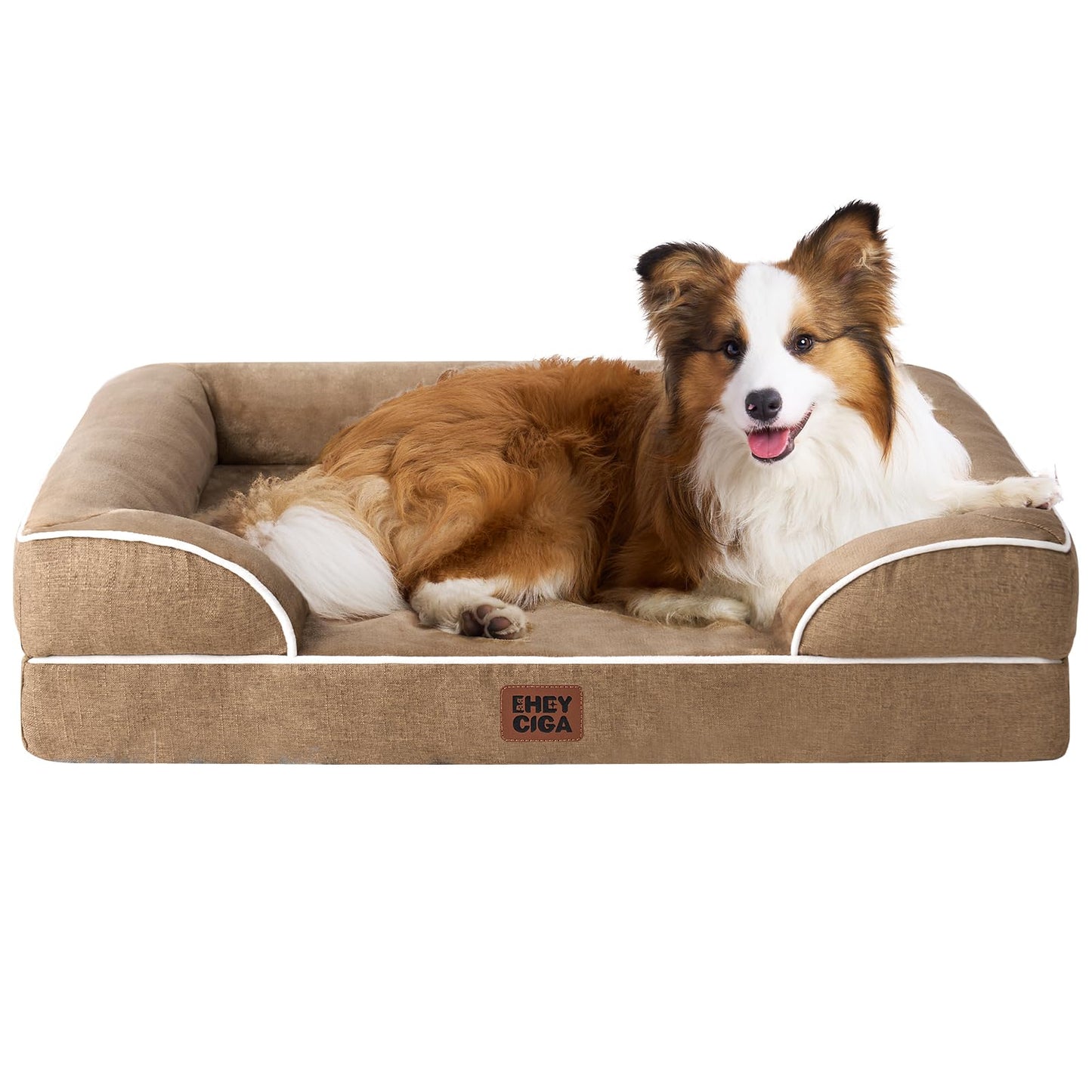 Orthopedic Dog Sofa Bed with Memory Foam & Waterproof Cover