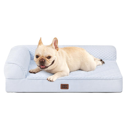 Memory Foam Orthopedic Dog Bed with Waterproof Washable Cover