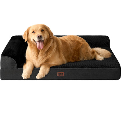 Memory Foam Orthopedic Dog Bed with Waterproof Washable Cover