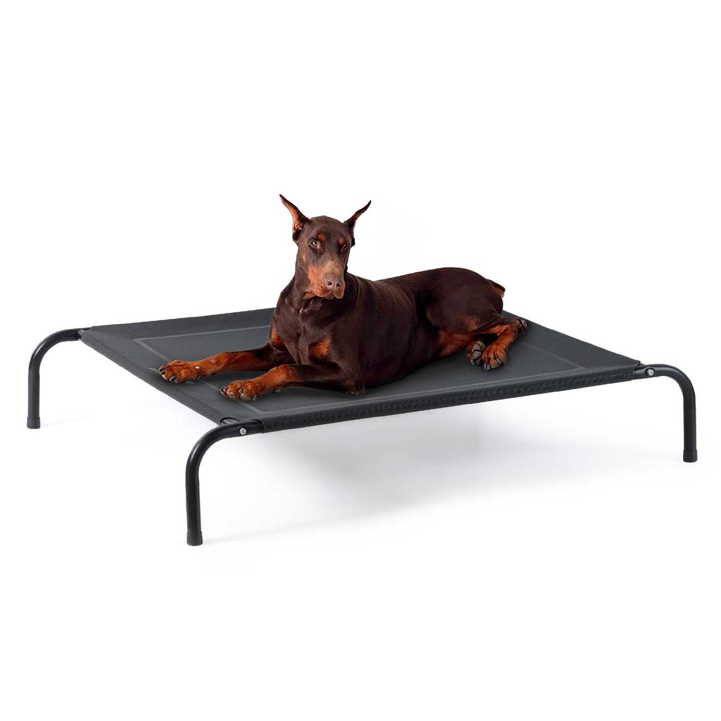 Cooling Elevated Dog Bed with Breathable Mesh & Stable Frame