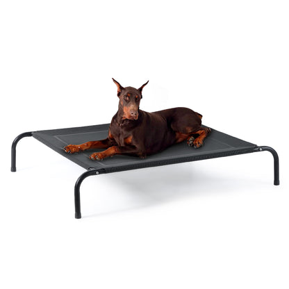 Cooling Elevated Dog Bed with Breathable Mesh & Stable Frame