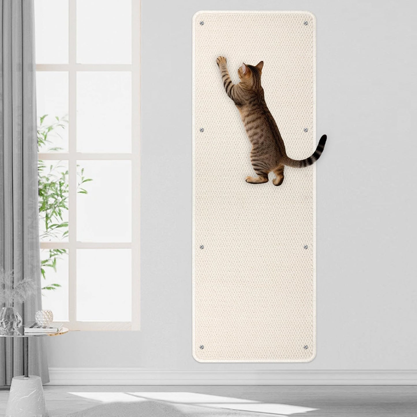 71" Cat Wall Climbing Scratch Pad for Furniture & Wall Protection