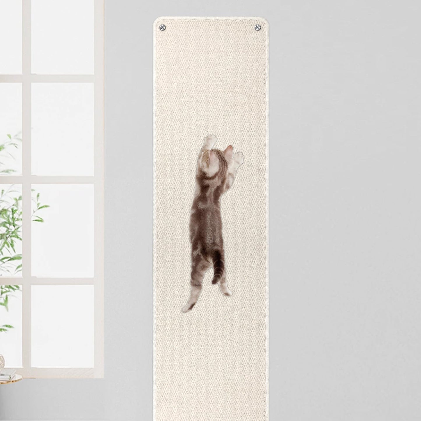 71" Cat Wall Climbing Scratch Pad for Furniture & Wall Protection