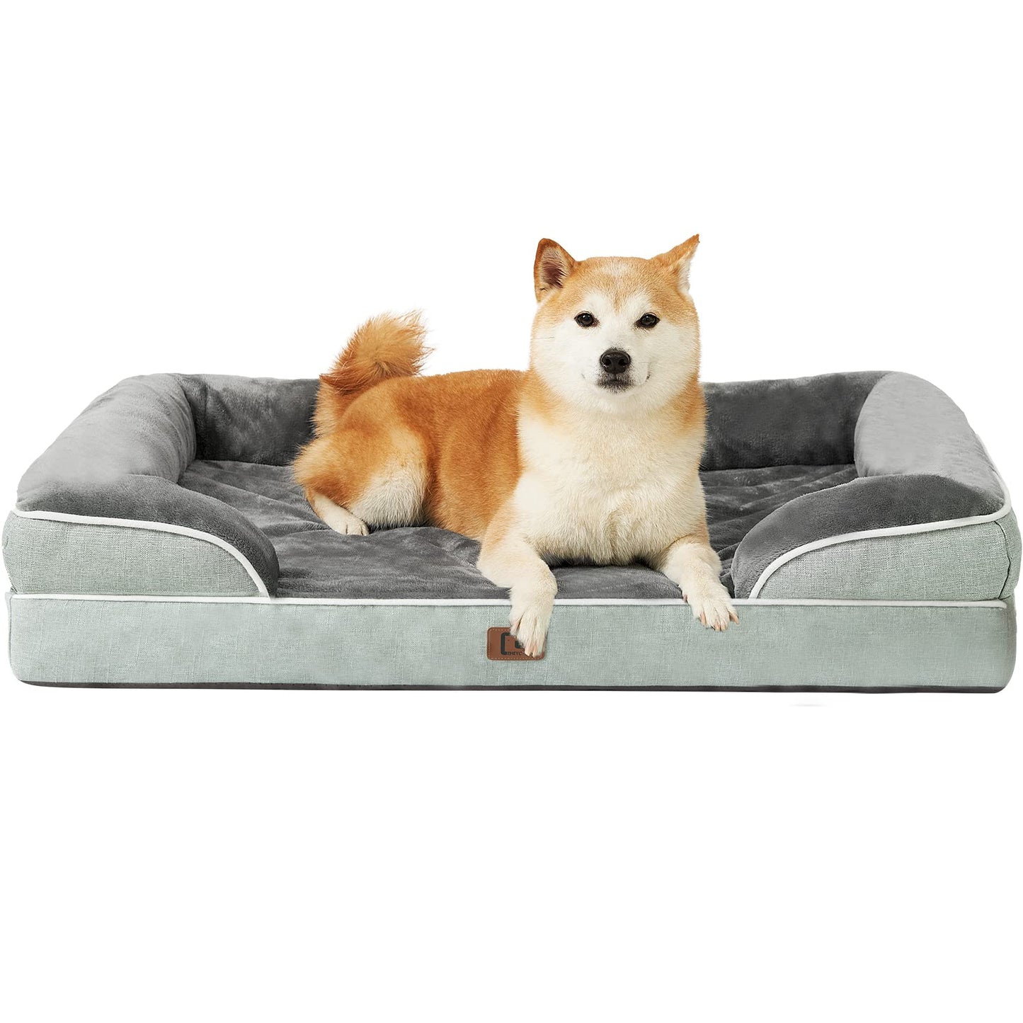 Orthopedic Dog Sofa Bed with Memory Foam & Waterproof Cover