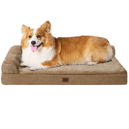 Memory Foam Orthopedic Dog Bed with Waterproof Washable Cover