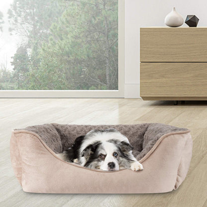 Orthopedic Dog Sofa Bed with Washable Cover & Anti-Slip Bottom