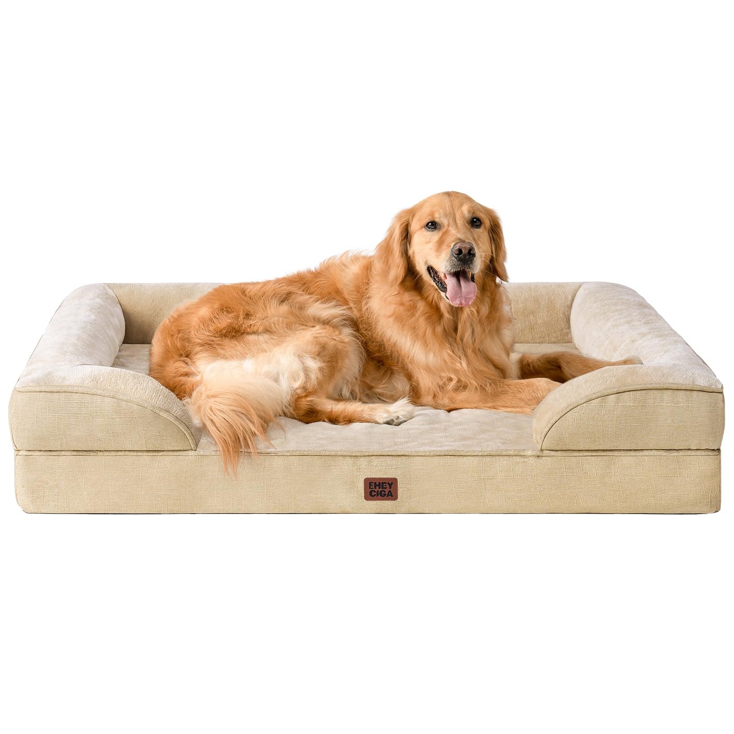 Orthopedic Dog Sofa Bed with Memory Foam & Waterproof Cover