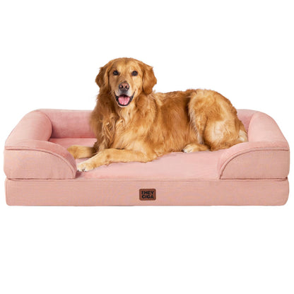 Orthopedic Dog Sofa Bed with Memory Foam & Waterproof Cover