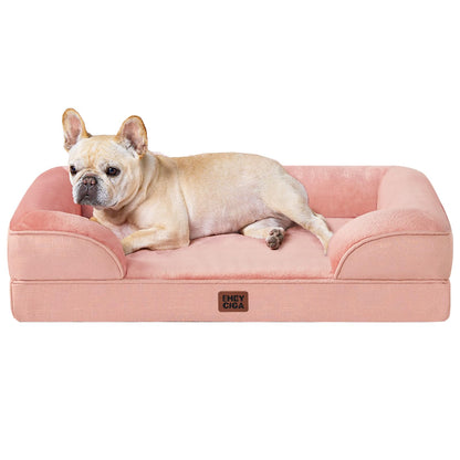 Orthopedic Dog Sofa Bed with Memory Foam & Waterproof Cover