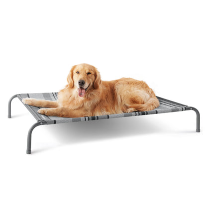 Cooling Elevated Dog Bed with Breathable Mesh & Stable Frame