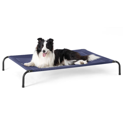 Cooling Elevated Dog Bed with Breathable Mesh & Stable Frame