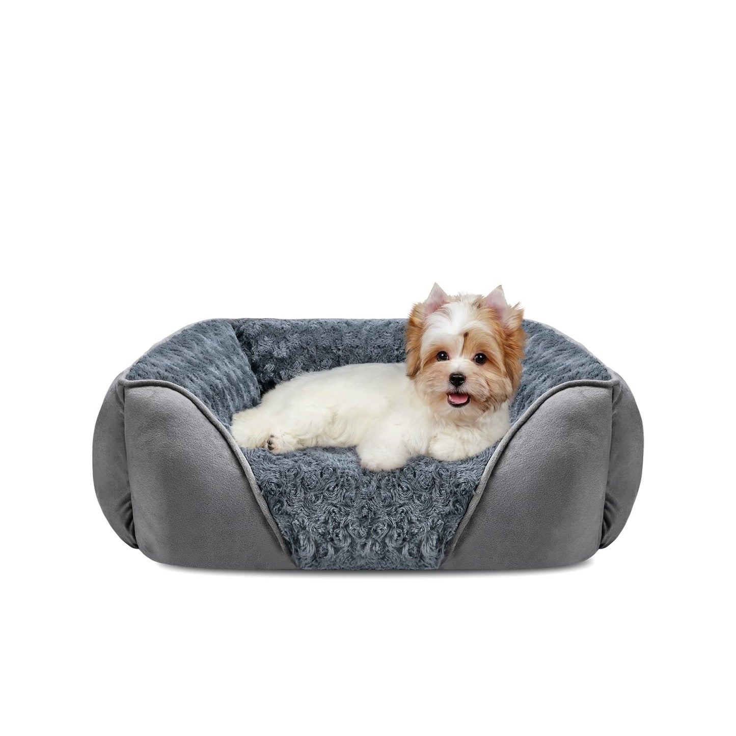 Orthopedic Dog Bed with Washable Cover & Anti-Slip Bottom