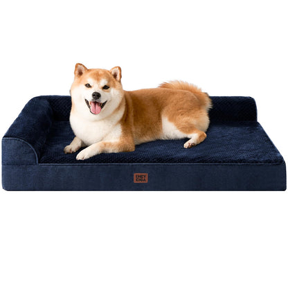 Memory Foam Orthopedic Dog Bed with Waterproof Washable Cover