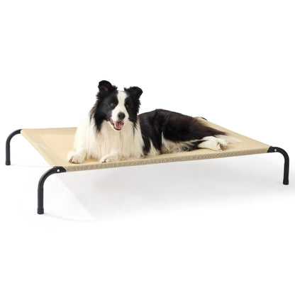 Cooling Elevated Dog Bed with Breathable Mesh & Stable Frame