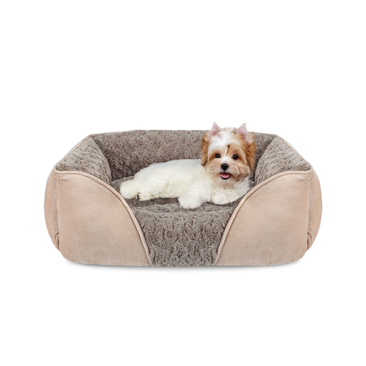Orthopedic Dog Bed with Washable Cover & Anti-Slip Bottom