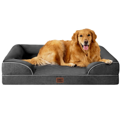 Orthopedic Dog Sofa Bed with Memory Foam & Waterproof Cover