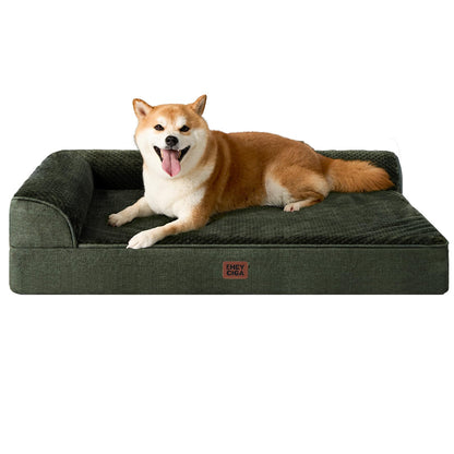 Memory Foam Orthopedic Dog Bed with Waterproof Washable Cover