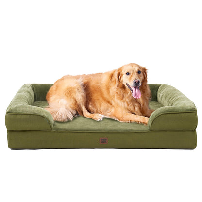 Orthopedic Dog Sofa Bed with Memory Foam & Waterproof Cover