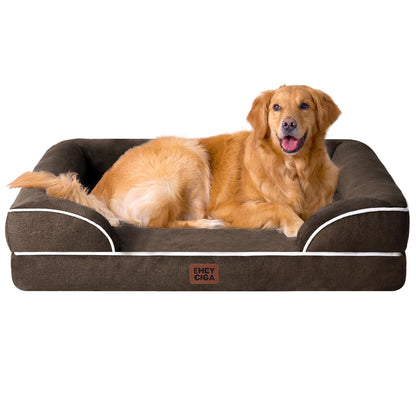 Orthopedic Dog Sofa Bed with Memory Foam & Waterproof Cover