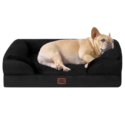 Orthopedic Dog Sofa Bed with Memory Foam & Waterproof Cover