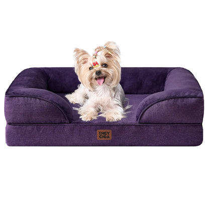 Orthopedic Dog Sofa Bed with Memory Foam & Waterproof Cover