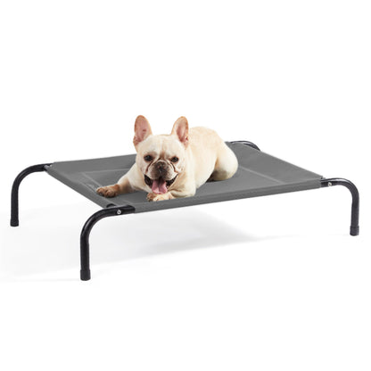 Cooling Elevated Dog Bed with Breathable Mesh & Stable Frame
