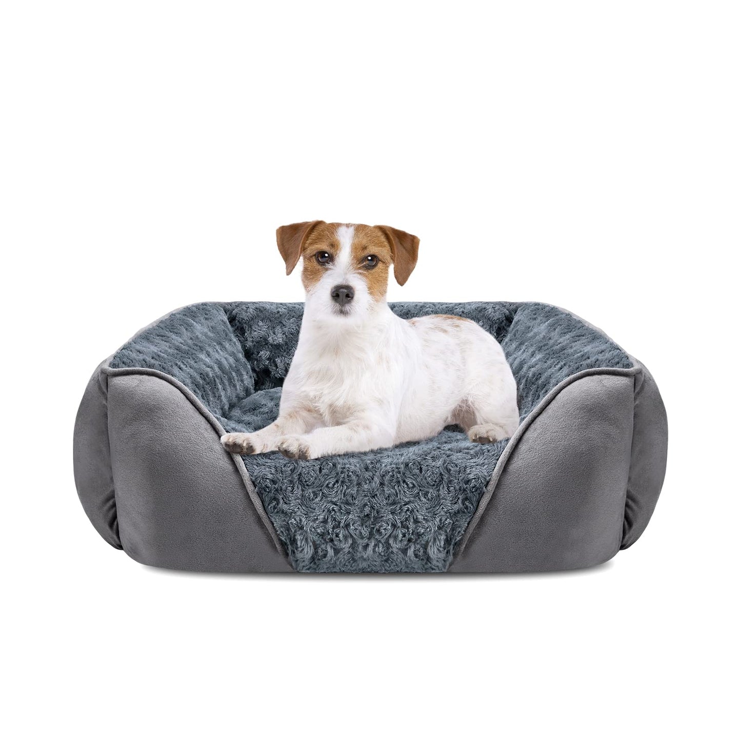 Orthopedic Dog Bed with Washable Cover & Anti-Slip Bottom
