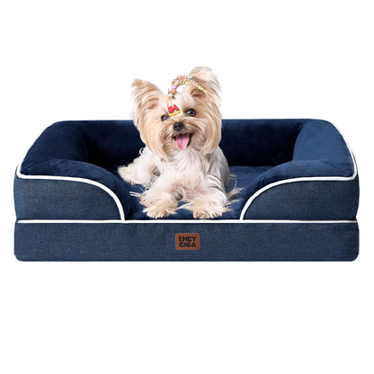 Orthopedic Dog Sofa Bed with Memory Foam & Waterproof Cover