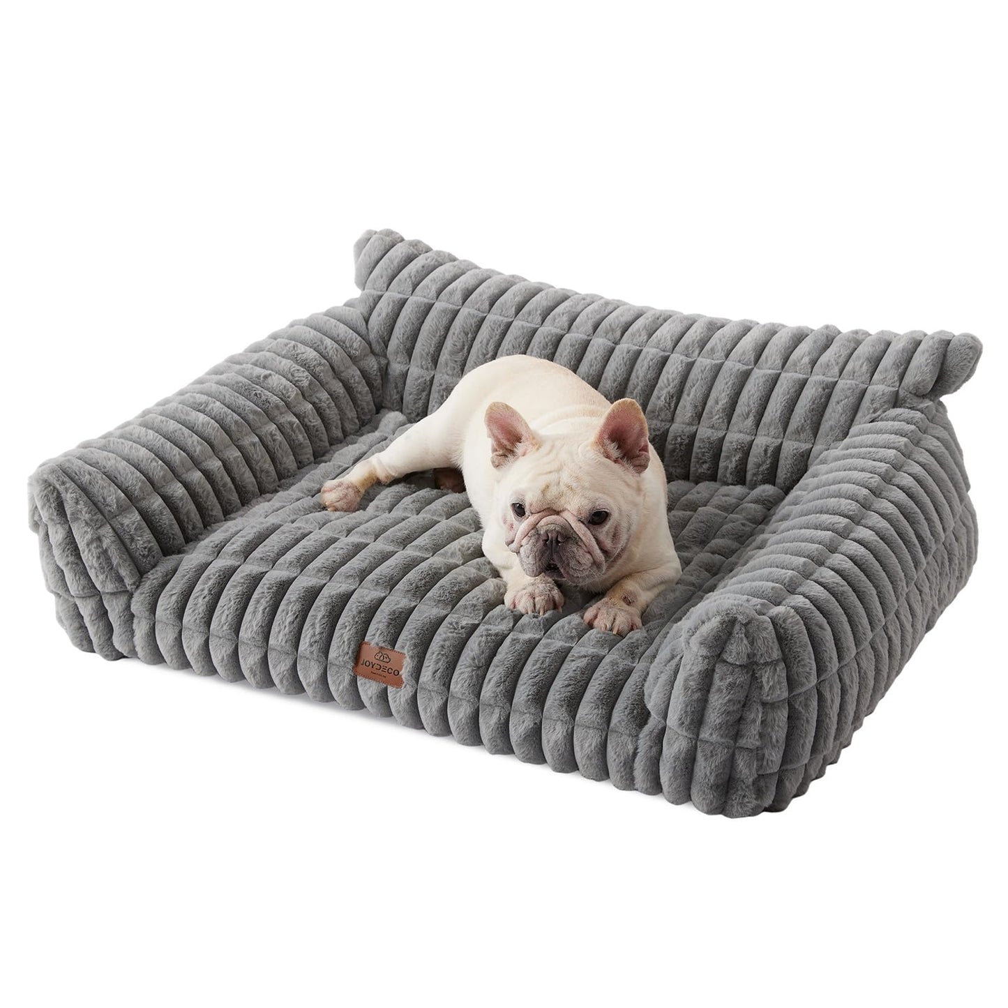 ComfyFleece Dog Sofa Bed with Washable Cover for Medium Dogs