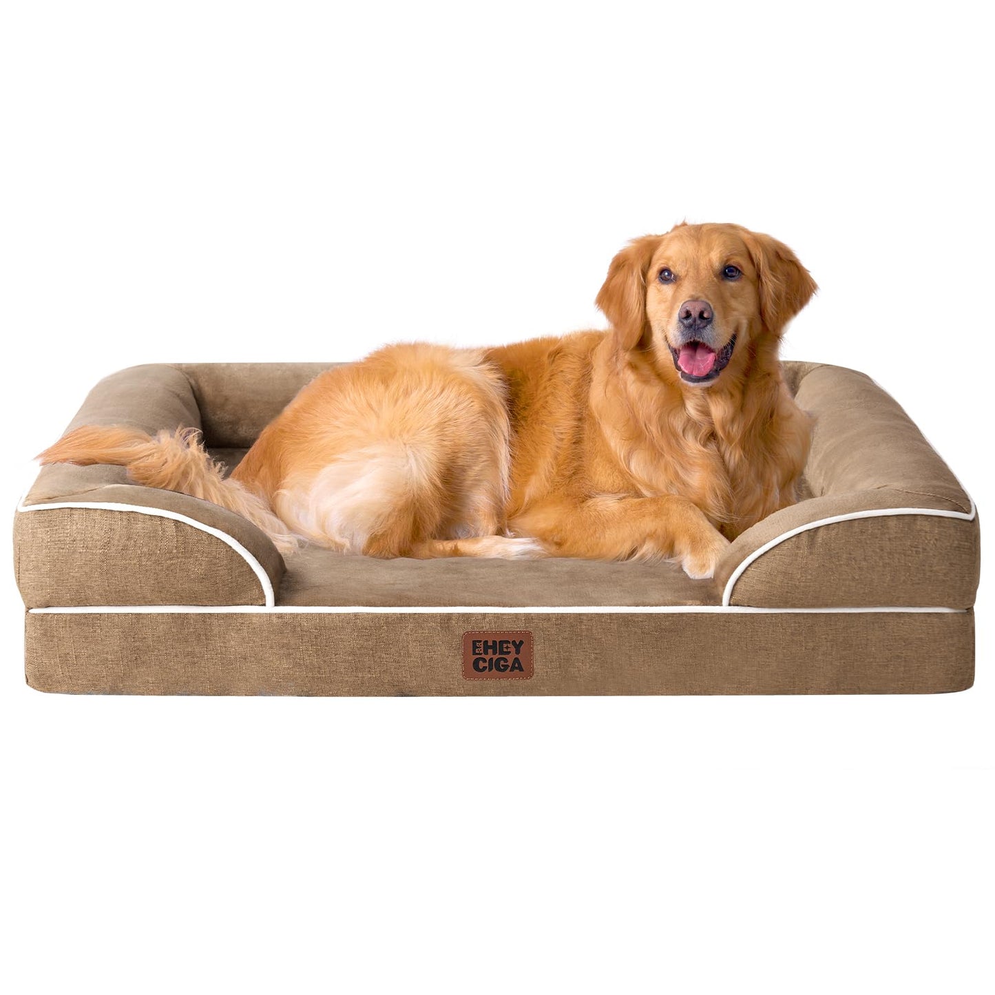 Orthopedic Dog Sofa Bed with Memory Foam & Waterproof Cover