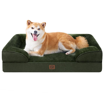 Orthopedic Dog Sofa Bed with Memory Foam & Waterproof Cover