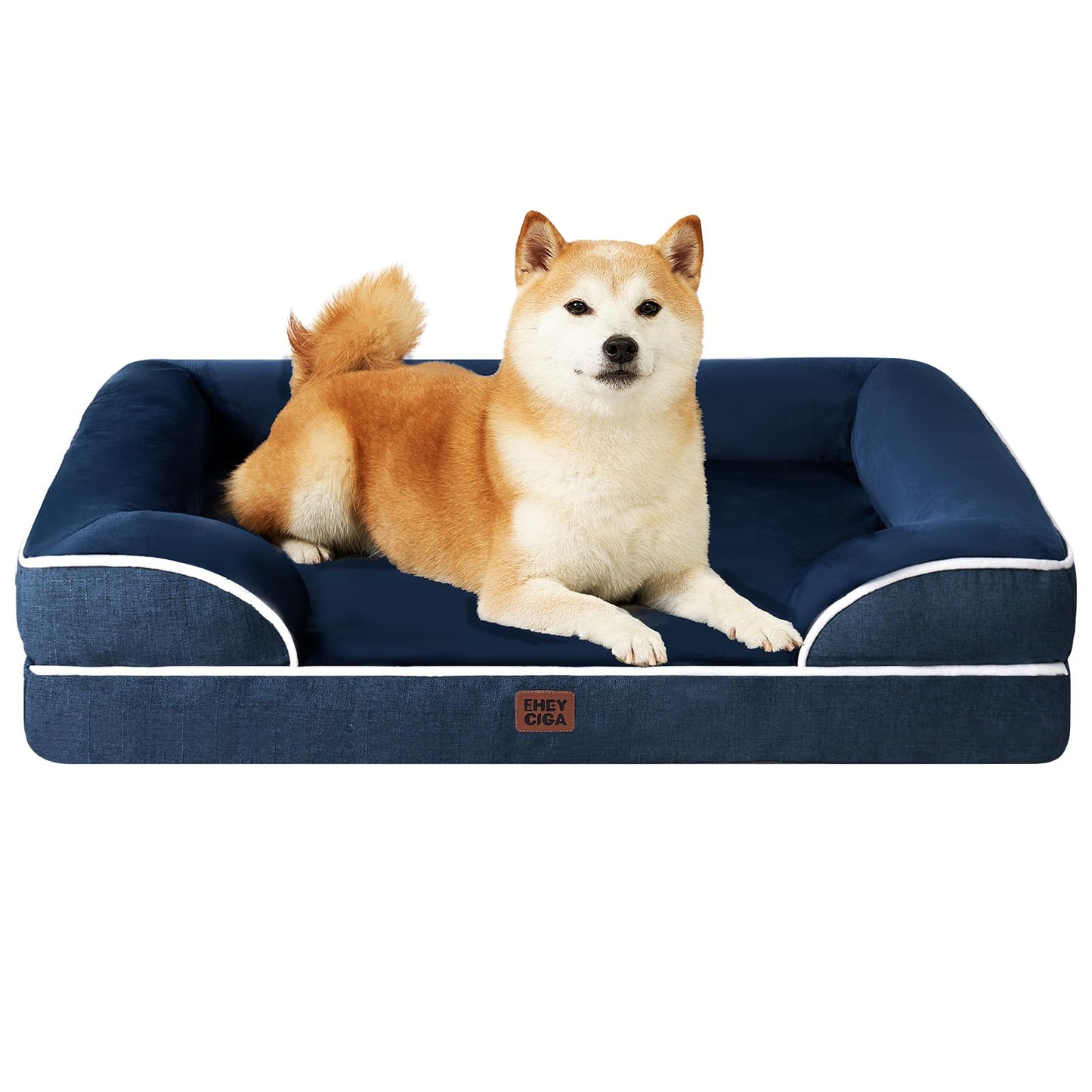 Orthopedic Dog Sofa Bed with Memory Foam & Waterproof Cover