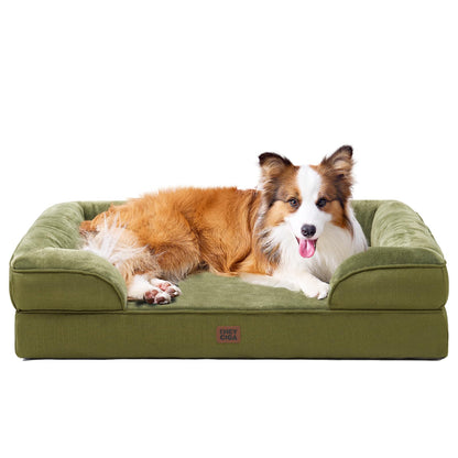 Orthopedic Dog Sofa Bed with Memory Foam & Waterproof Cover