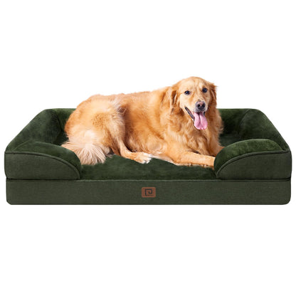 Orthopedic Dog Sofa Bed with Memory Foam & Waterproof Cover